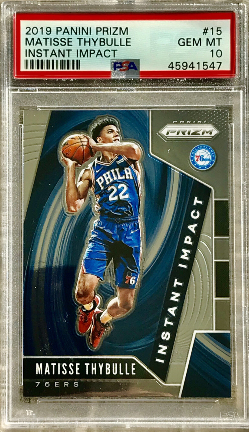 2019-20 Panini Matisse Thybulle Prizm Rookie RC Instant Impact PSA 10 GEM Mint🔥