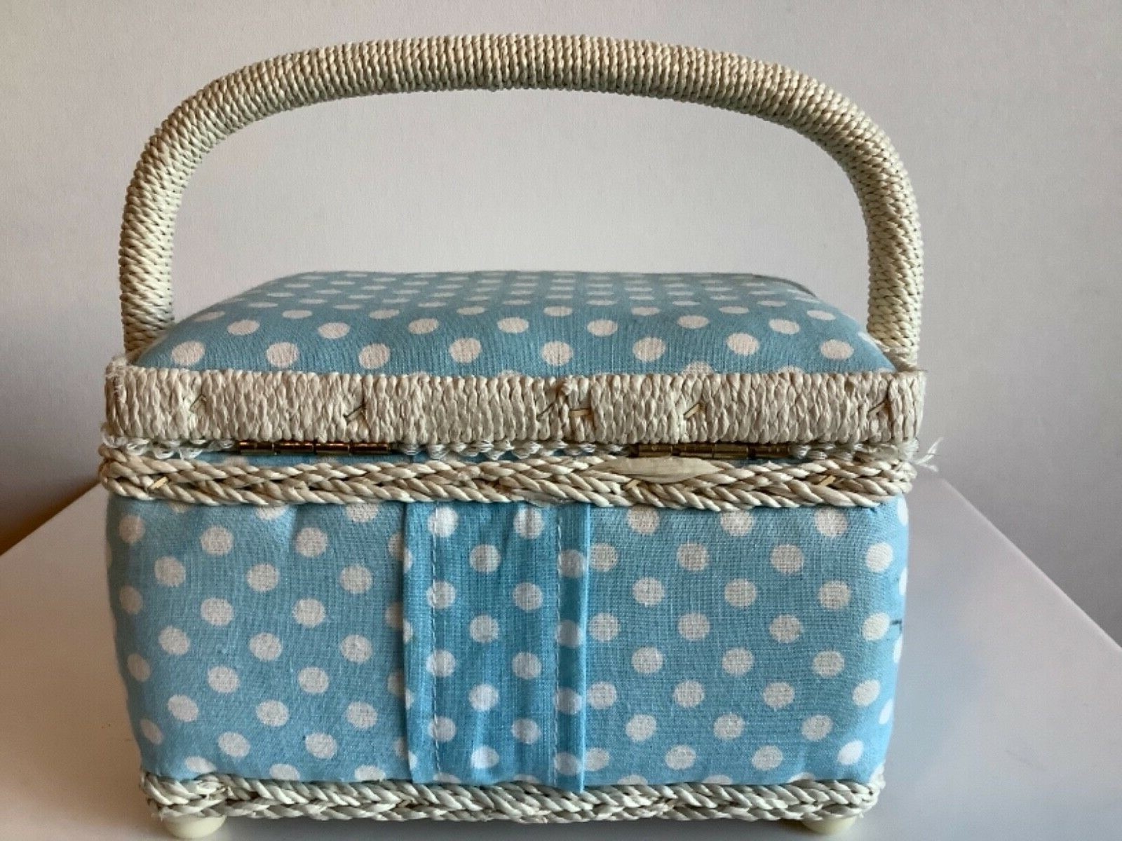 Vintage Style Sewing Basket eBay