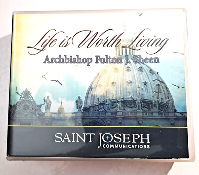 LIFE IS WORTH LIVING / Fulton J Sheen   St.Joseph Communications 18 Audio CD Set