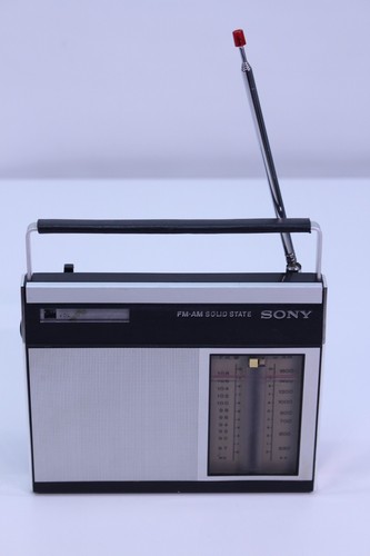 VTG Sony 6F-19W Radio FM/AM 9 Transistor Receiver 1970's Solid State Tokyo Japan - Picture 24 of 24