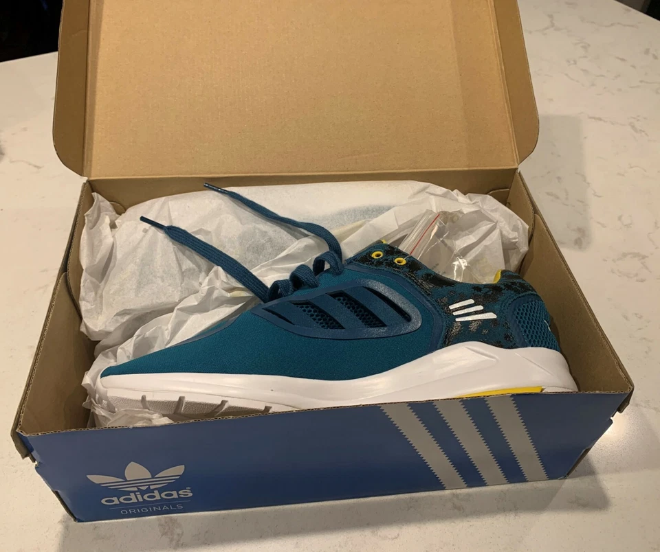 Adidas Originales Zapatilla Hombre Tech Super 3.0 Surf Azul Gasolina/Amarillo Talla 8 Foto 2 de 4