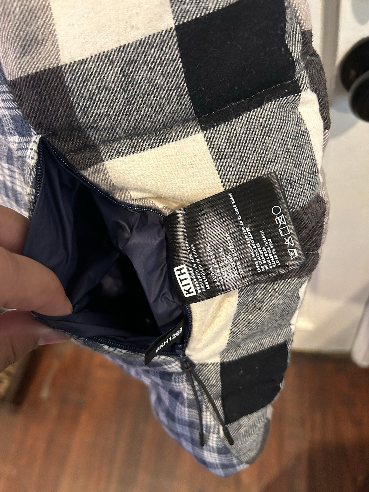 Kith Charlton Plaid Patchwork Puffer Reversible Q… - image 4