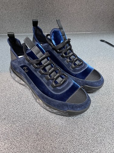 chanel navy trainers