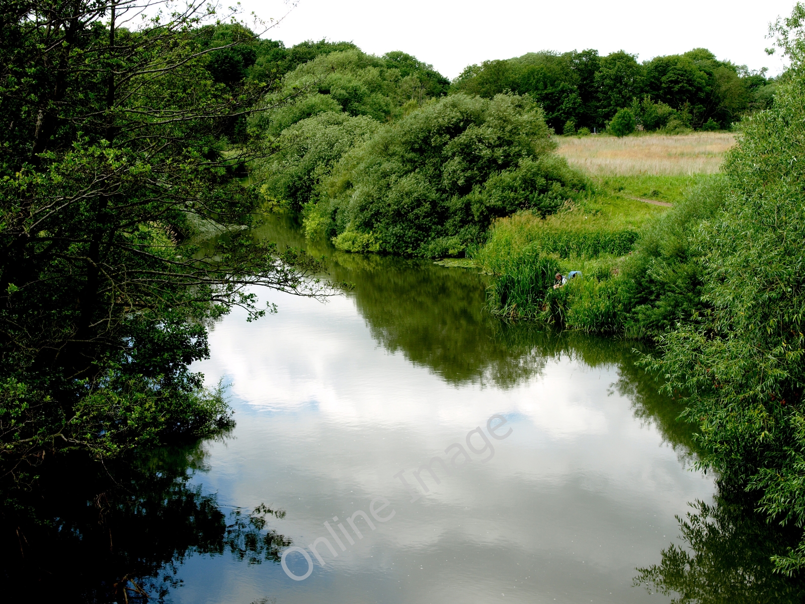 Photo 6x4 Fishing on the River Derwent at Howsham Howsham/SE7362 c2010