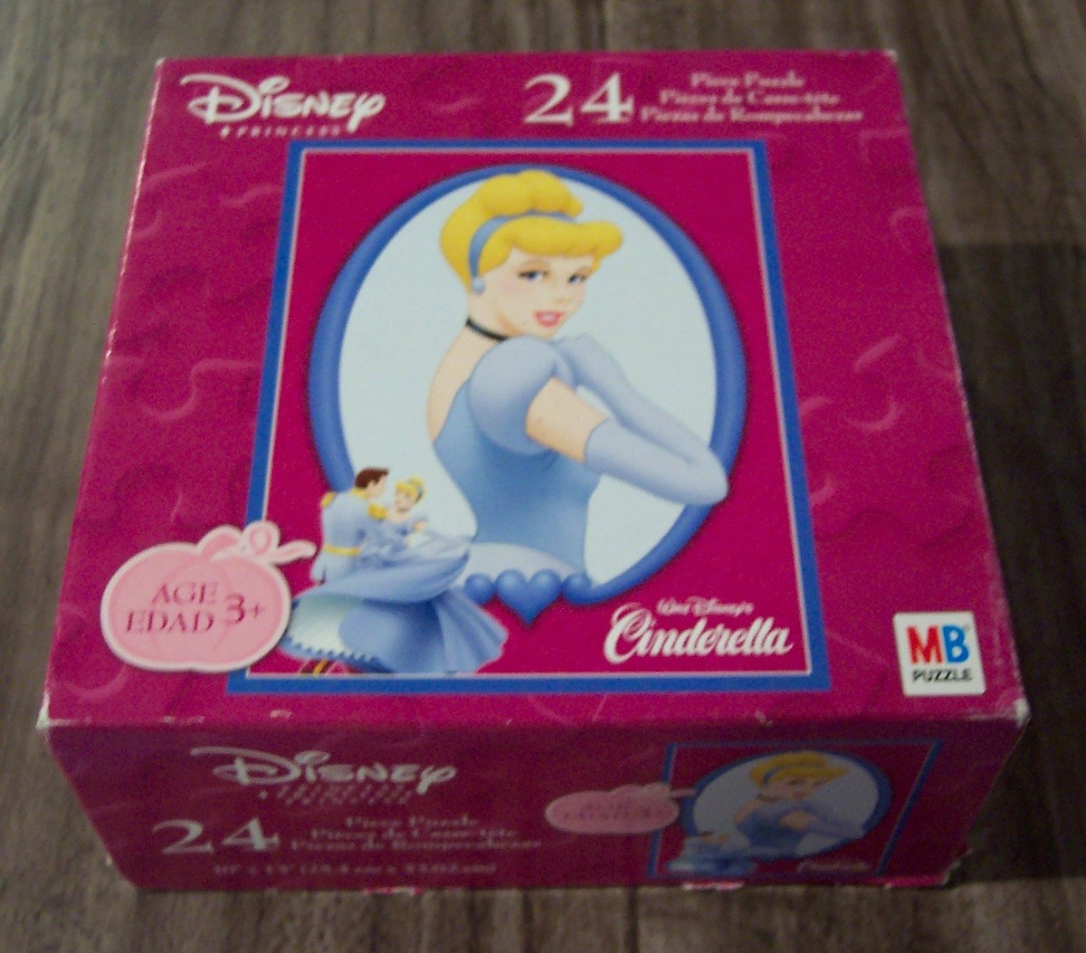 Milton Bradley Walt Disney Princess CINDERELLA JIGSAW PUZZLE 24