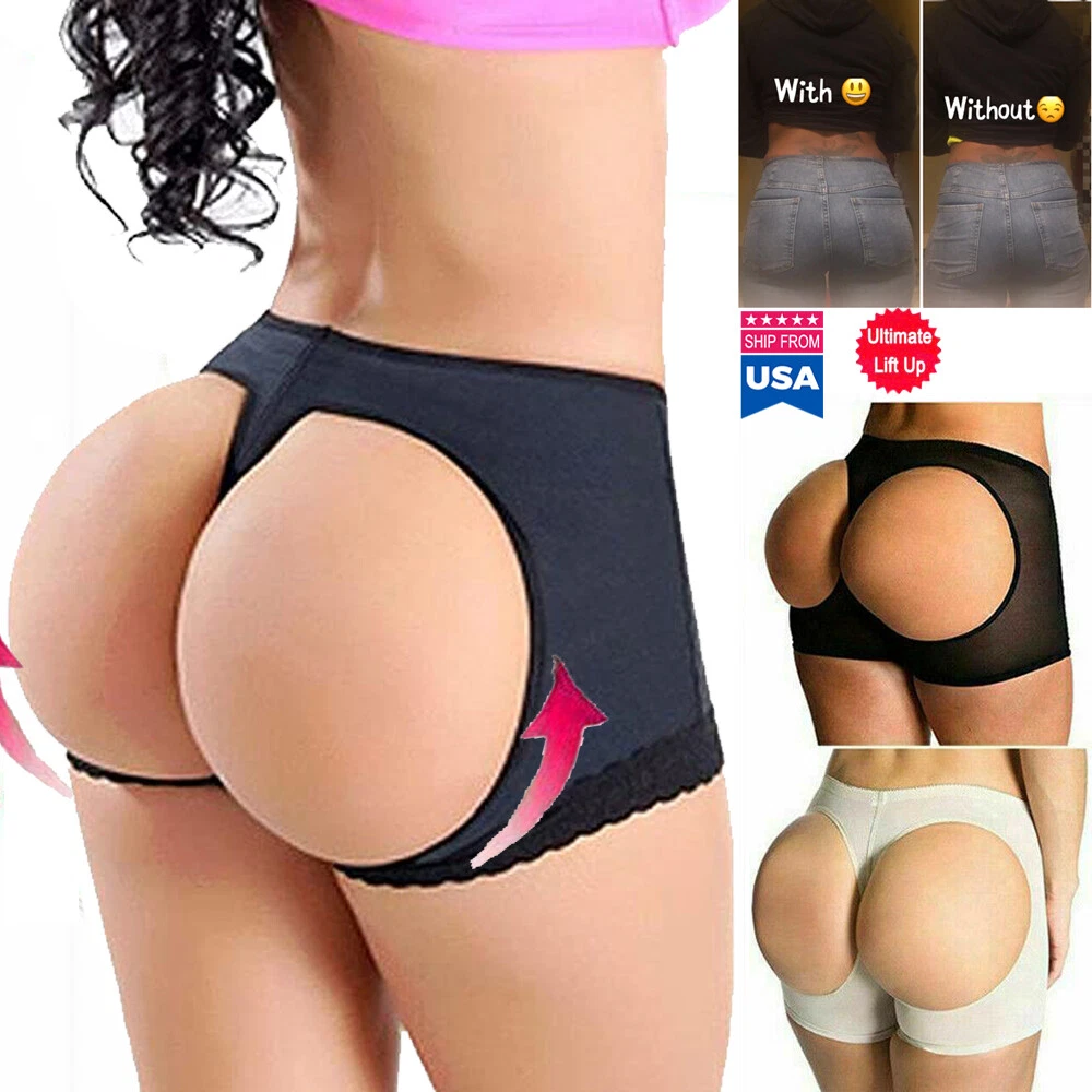 Women Butt Lifter Body Shaper Tummy Tuck Panty Enhancer Booty