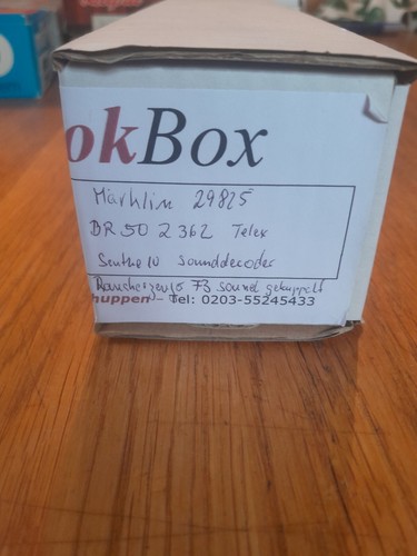 Märklin 29825/29820 Soundlok BR 50 DB Rauch, mfx ,Telex, LW weiß/weiß Lokbox - Bild 7 von 7