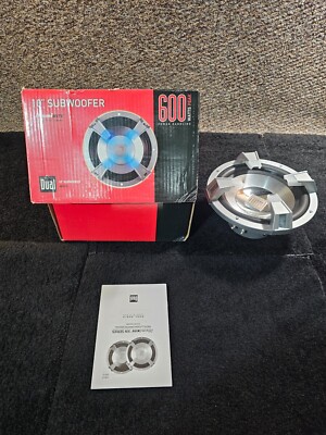 (QTY 2) DUAL AUDIO 12V CAR 10 INCHES SUBWOOFER BLUE ILLUMINITE XINC110