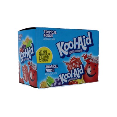 Kool-Aid Tropical Punch Unsweetened Soft Drink Mix 48 Count - 0.13