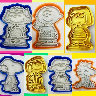 7er Set Snoopy Charlie Brown aus Peanuts Ausstecher