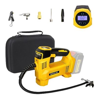 Tire Inflator for DEWALT 20V MAX Battery, Portable Air Compressor