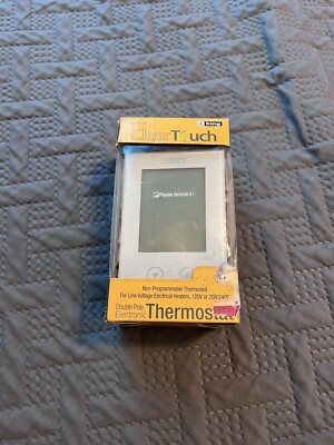 King K322E ClearTouch Thermostat - White