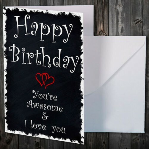 Compleanno Biglietti Di Auguri Per Partner Moglie Marito Fidanzato Fidanzata Ebay