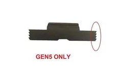 Extended Slide Lock Release Lever Black For ALL Glock GEN5