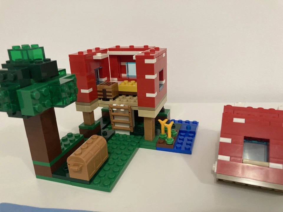 Lego Minecraft 21179 la maison champignon set complet avec notice sans figurines - Photo 4/4