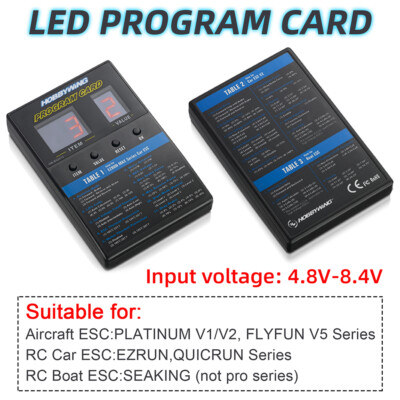 Hobbywing Programmkarte LCD LED OTA ESC Programmierkarte für RC Car Boat