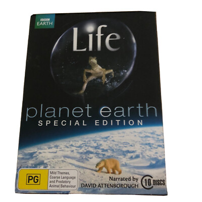 Life Planet Earth SpecIal Edit 10 Disc DVD Box Set VGC Reg 4 David Attenborough