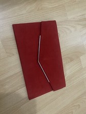 BRAND NEW Ladies / Women?s Red And Sliver Clutch Hand Clutch Dressy Gorgeous