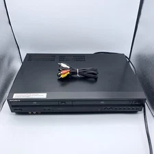 SONY SLV-D281P DVD VHS Combo Player VCR Recorder W/ AV Cable No Remote Tested