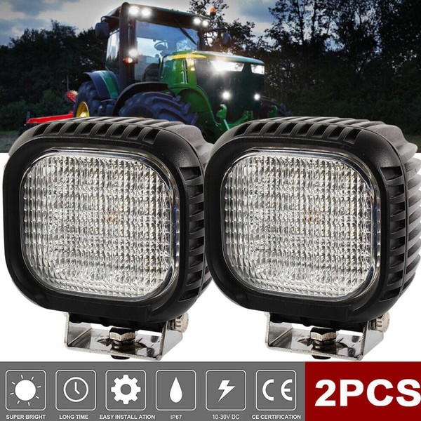 LED Arbeitsscheinwerfer 2X 48W Cree 12V 24V Auto Strahler Traktor Scheinwerfer-image