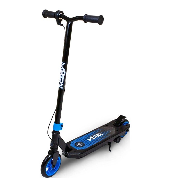 M8TRIX Blue 12v Electric Scooter For Kids Ages 6-12