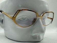 NEW Vintage Eyeglasses  Non RX  Clear AR Lens  Gold Frame  1960s