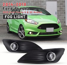 Luces antiniebla negras para Ford Fiesta 2014-2018 2019 para modelos Ford Fiesta S/SE 2019
