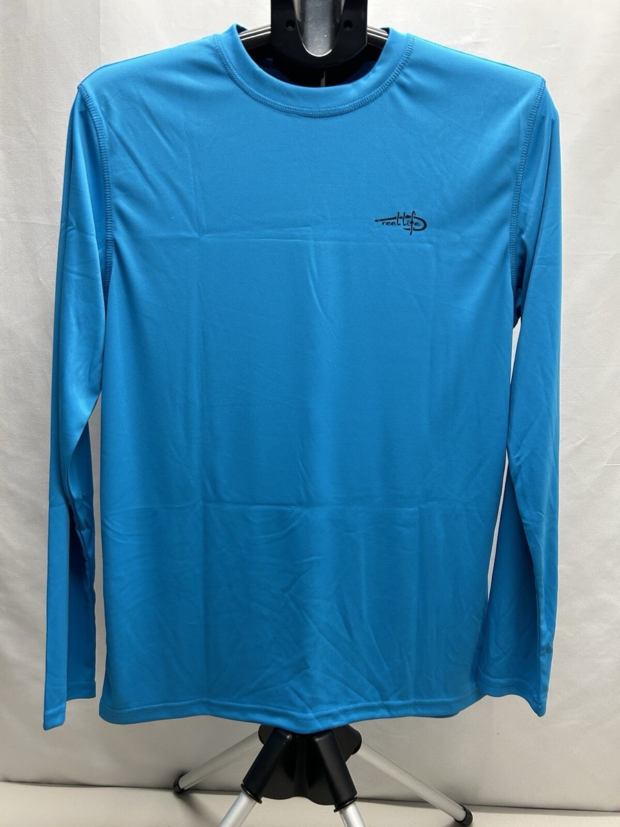 Reel Life Men's Long Sleeve Rash Guard JAX Beach UV Protection
