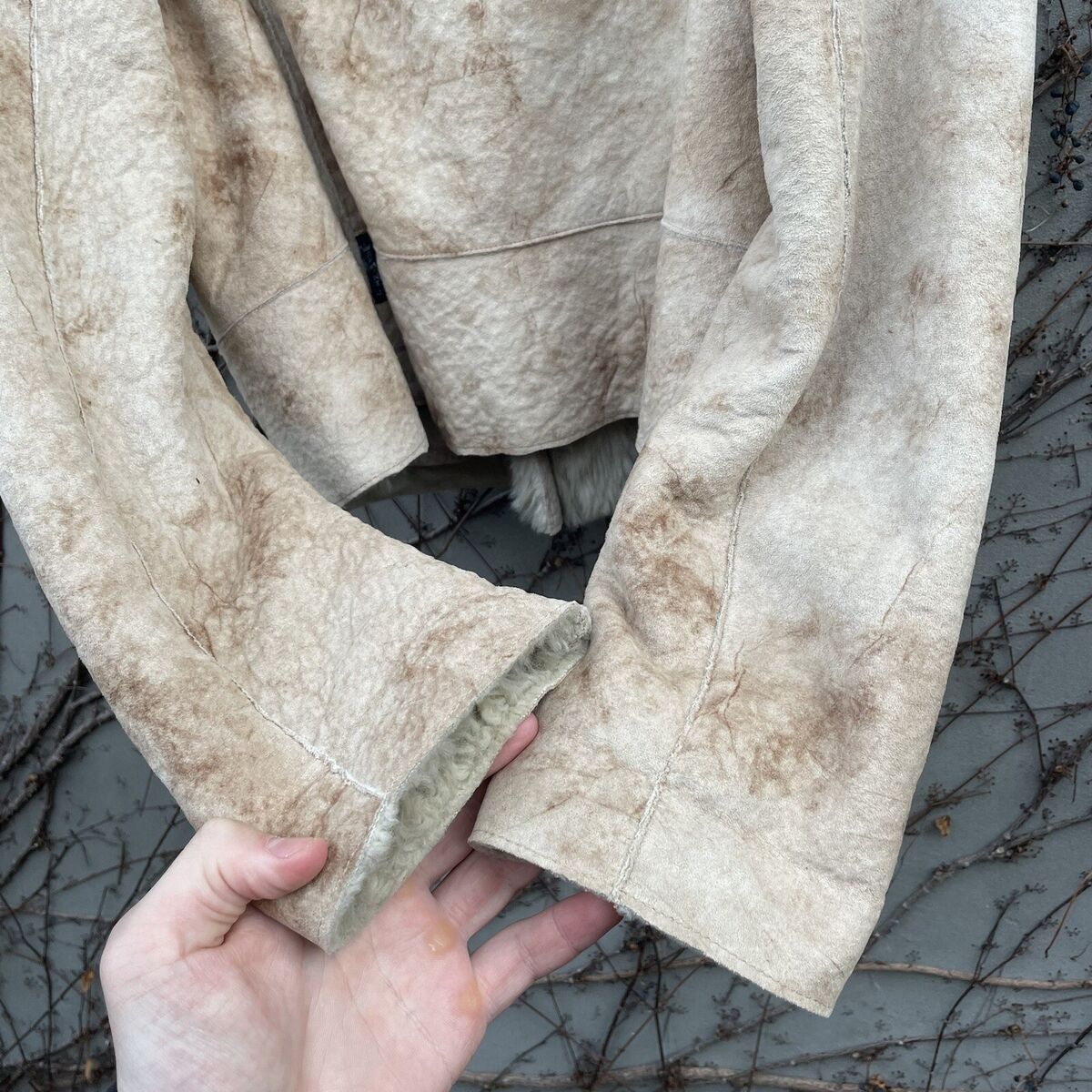 Vintage Armani Jeans Faux Fur Aviator Shearling Jacket | eBay Vintage Armani Jeans Faux Fur Aviator Shearling Jacket | eBay