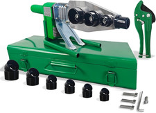 Plastic Water Pipe Welder for PP, PP-R, PE, PP-C - Poly Pipe Fusion Machine - PV