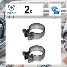 2x Fa1 Rohrverbinder, Abgasanlage für VW POLO II GOLF I Cabriolet SCIROCCO POLO