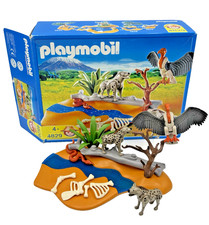 Playmobil 4829 Hyänen und Geier Wasserstelle Safari Afrika Tiere Savanne in OVP