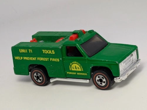 Vintage 1974 Hot Wheels Redline Forest Service Rescue Ranger Truck Hong Kong