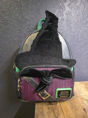 Loungefly Wicked For Good Exclusive Elphaba Cosplay Mini Backpack NEW