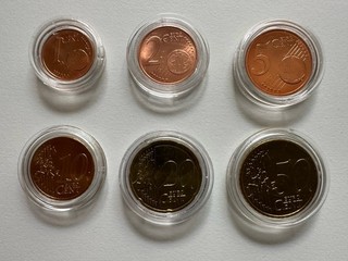 1 Cent 50 Cent Slowakei 2012 Unzirkuliert