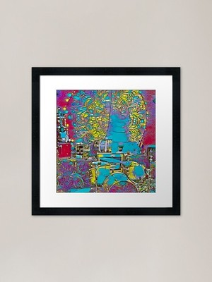 Kaleidoskop gerahmter Kunstdruck gerahmt Wandbild Poster Leinwanddruck Bild