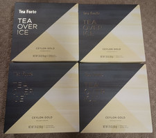 Neuf Tea Forte Tea Over Ice Ceylan Gold 5 sachets pyramidaux XL chacun x 4 = 20 lot total