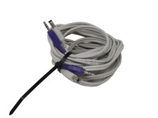 Cable 3.5mm Blue Headphone Jack and DC Jack Input Black Tip Laptop
