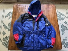 RARE Vintage Columbia Titanium Jacket Youth 14/16 Blue Red Black Ski Snow Coat