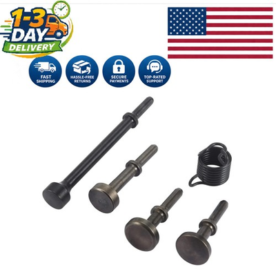 #ad #ad Heavy Duty 5 Piece Pneumatic Hammer Bits Set Flat and Spherical Heads Included $32.99