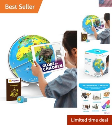Discover the World with Orboot Earth: 10-Inch Augmented Reality Globe for Kids