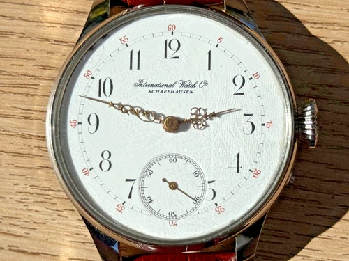 SUPERB 1920'S IWC SCHAFFHAUSEN MARRIAGE WATCH, GREAT CONDITION, FULLY SERVICED.