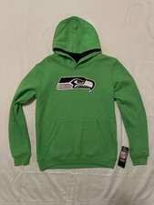 Seattle Seahawks Shirt Boys Large NFL Pullover Hoodie Long Sleeve Youth 14/16