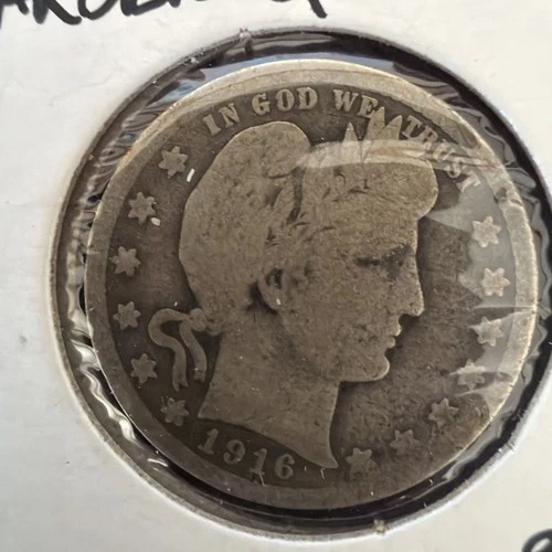 1916 25C Barber Quarter - #602