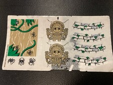 2008 Lego 7623 Indiana Jones foglio adesivo per set 7623 - (62507/4523185) **