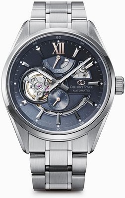 ORIENT STAR RK-AV0132L Men's Blue-Gray Gradient Automatic Modern Skeleton