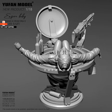 1/18 Resin Model Kits Figur DIY Model selbstgebaut YFWW-2116