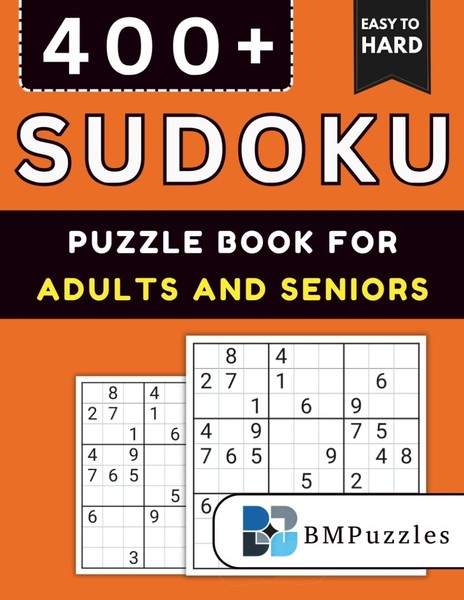 Bmpuzzles: Sudoku Book - 400+ Puzzles Easy To Hard Large Print-image
