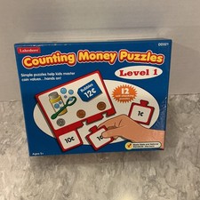 Lakeshore Counting Money Puzzles Level 1 Ages 5 DD321 Kids Learning Game Math