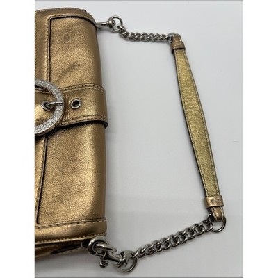 バッグ archive coach soho shoulder bag y2k gold Vintage Coach Soho Shoulder Bag Swarovski Crystals Gold RARE